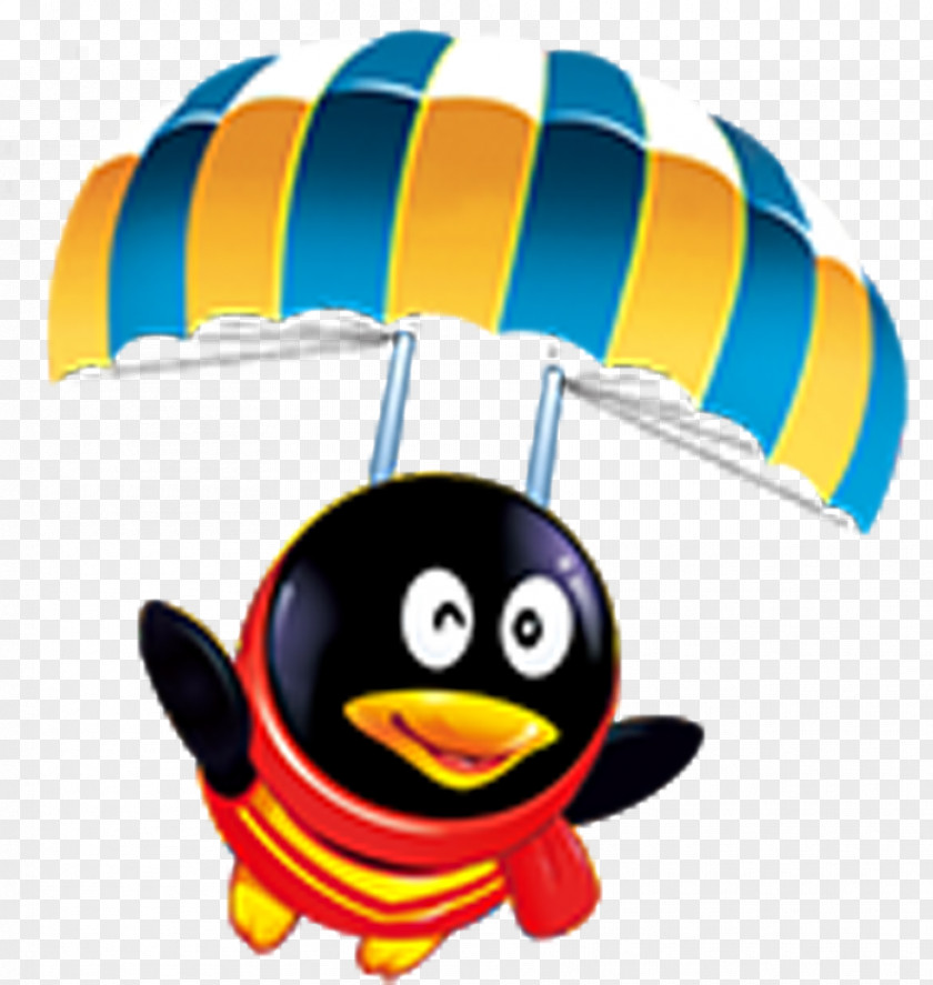 Seat Parachute QQ Penguin Icon PNG