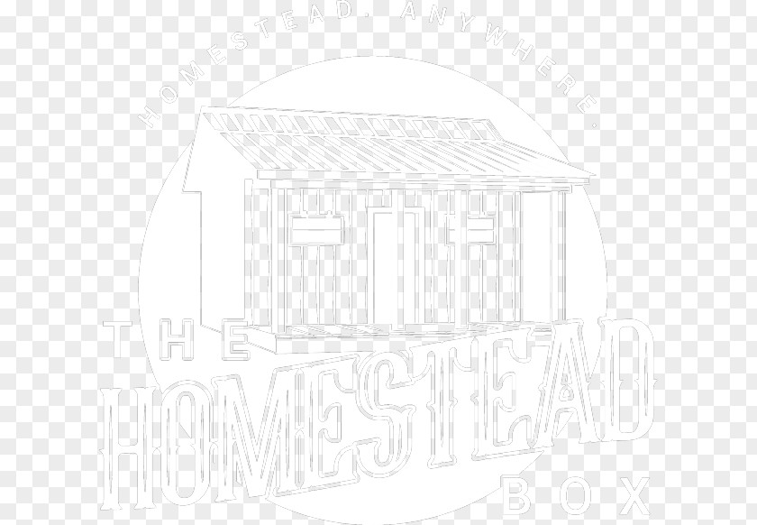 Homestead Paper White Line Art Sketch PNG