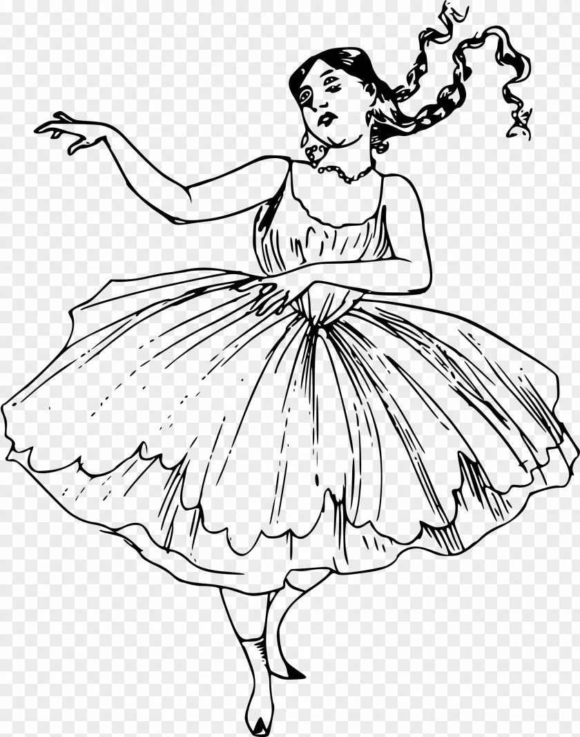 Ladies Dress Dance Drawing Woman Clip Art PNG