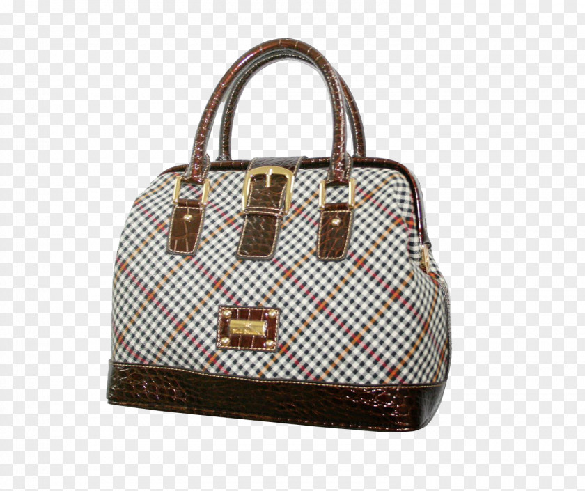 Diamond Checked Tote Bag Travel Handbag PNG