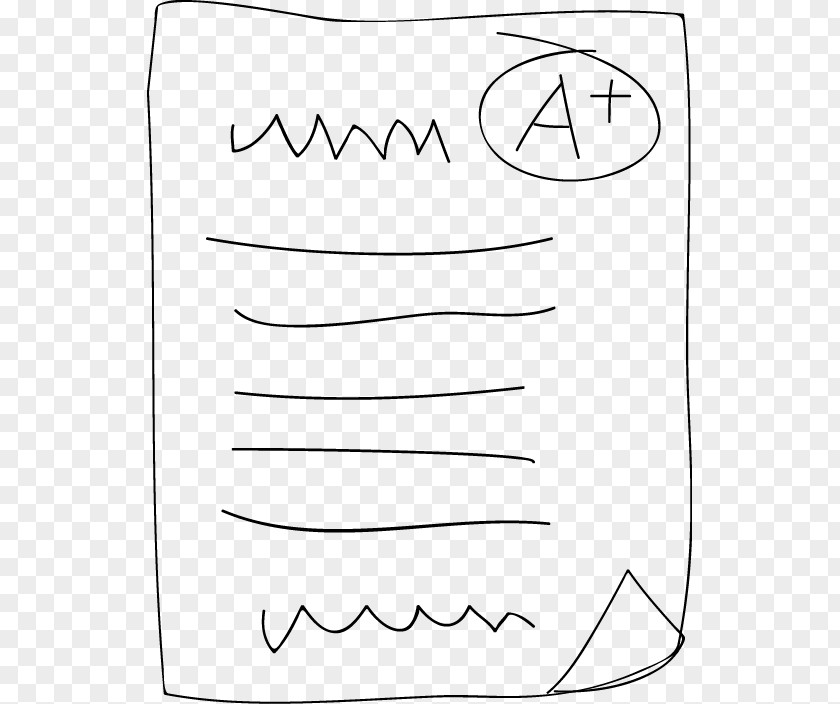 Notes Paper White Line Art Pattern PNG