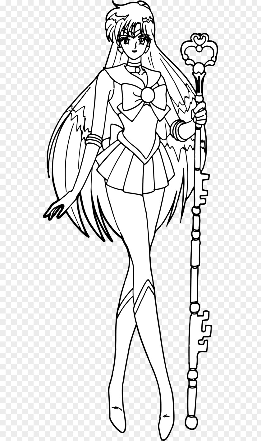 PLUTO Sailor Pluto Saturn Moon Chibiusa Mercury PNG