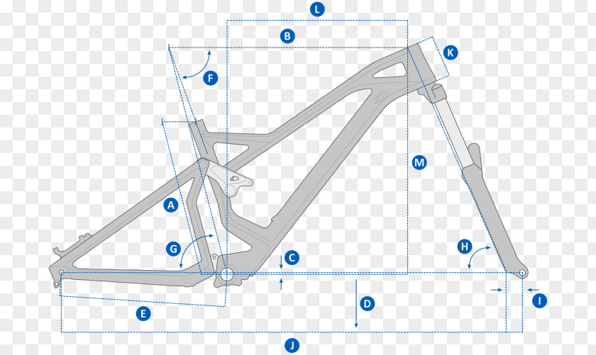 Bicycle Geometry 27.5 Mountain Bike Enduro PNG