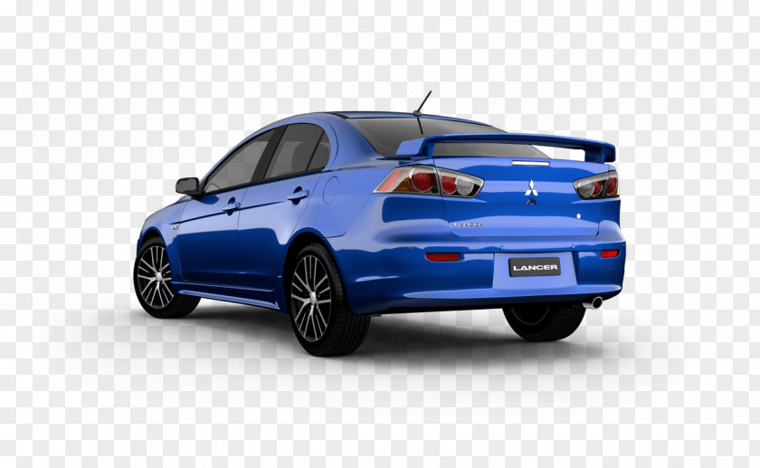 Blue Starlight Mitsubishi Motors Compact Car 2016 Lancer PNG