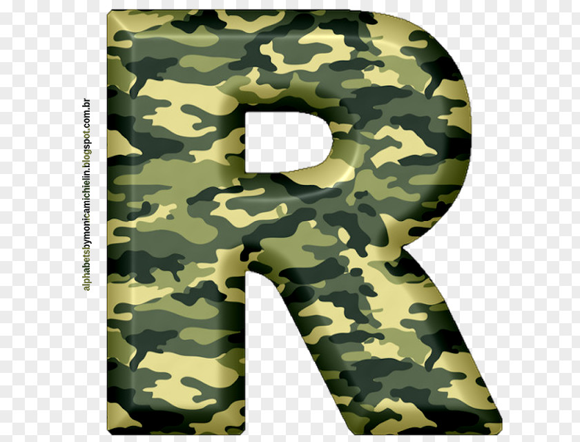 Camo Military Camouflage Letter Alphabet PNG