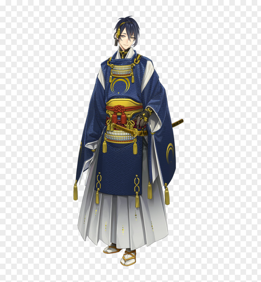 Cosplay Touken Ranbu Mikazuki Costume 数珠丸 PNG