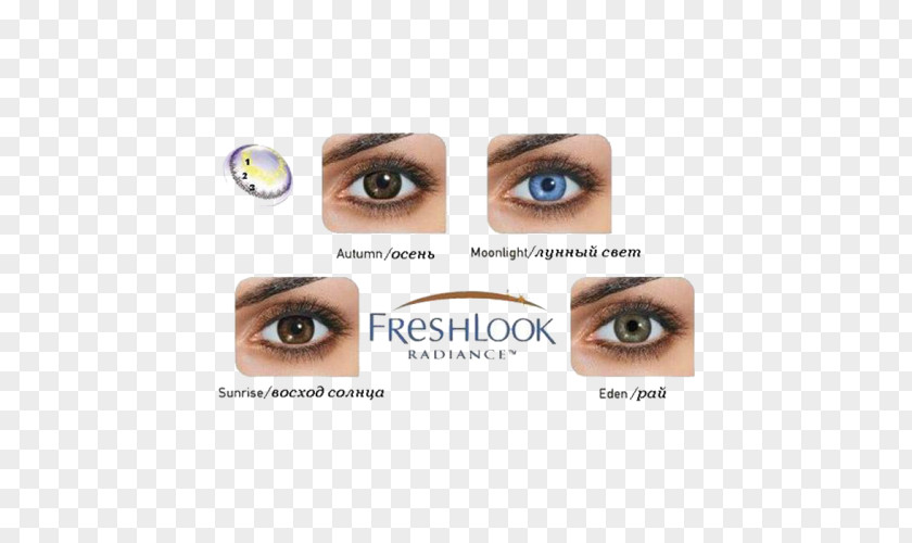 Glasses Contact Lenses FreshLook COLORBLENDS COLORS PNG