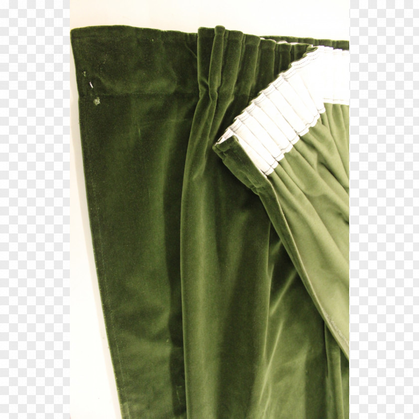 GREEN CURTAIN Pants Khaki Velvet PNG