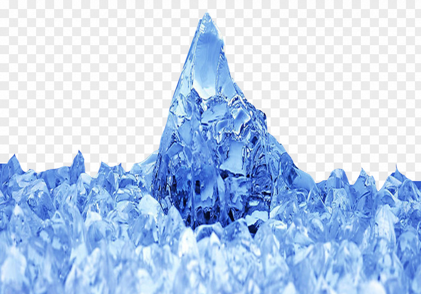 Iceberg Snow Mountain Icon PNG