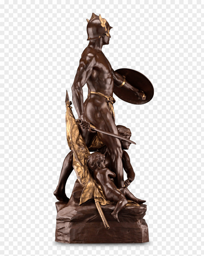 Bronze Sculpture Statue Classical Art PNG