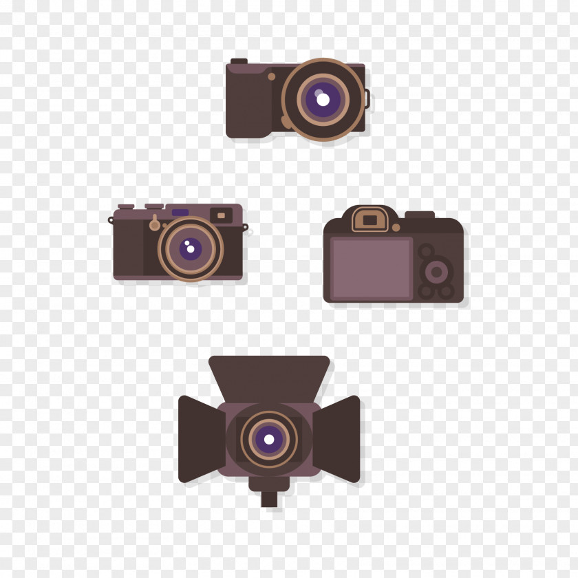 Camera And Accessories Vector Material Photography PNG
