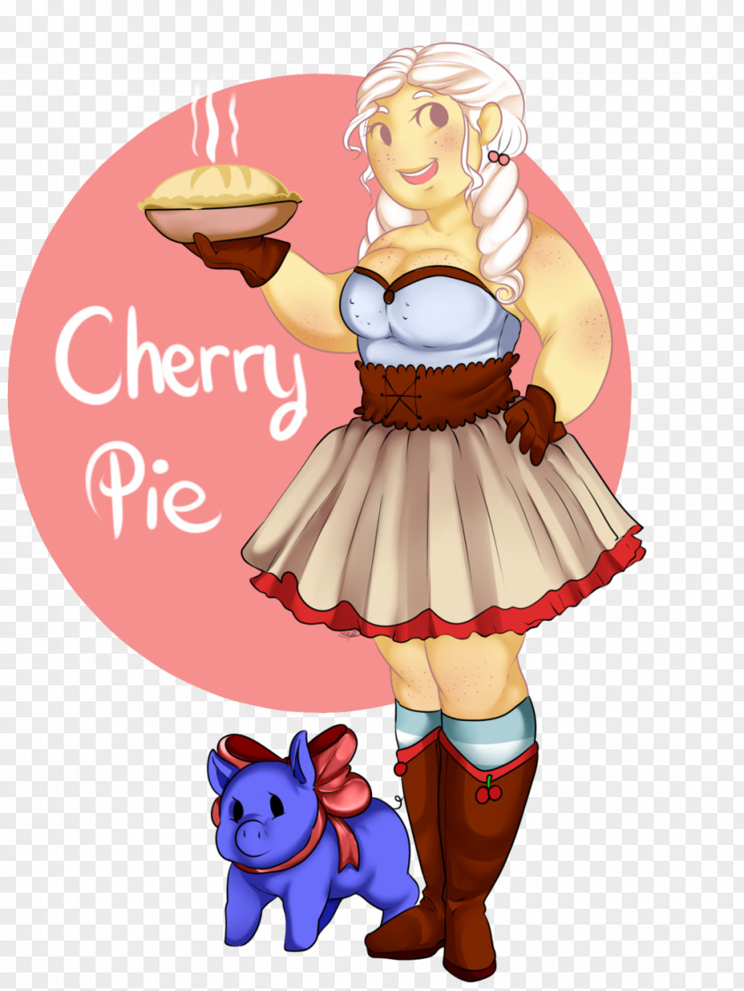 Cherry Pie Cartoon Character Costume Toddler PNG