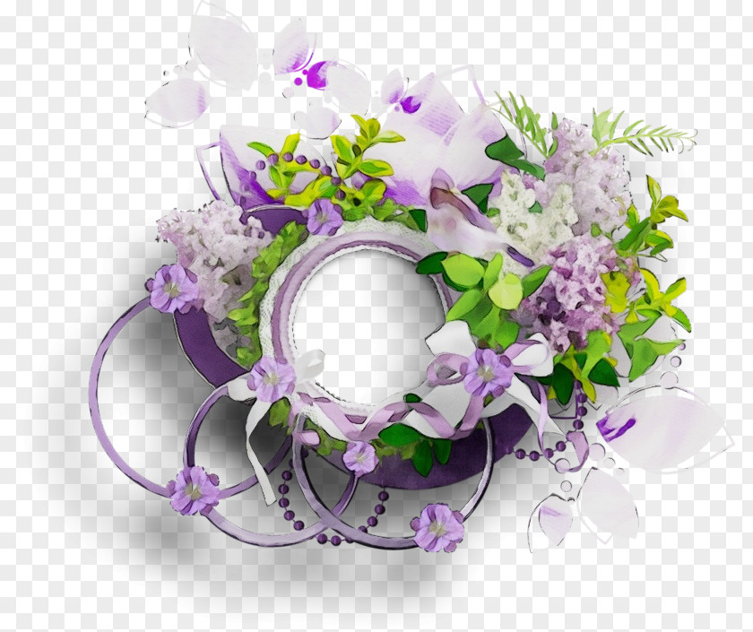 Cut Flowers Bouquet Lavender PNG