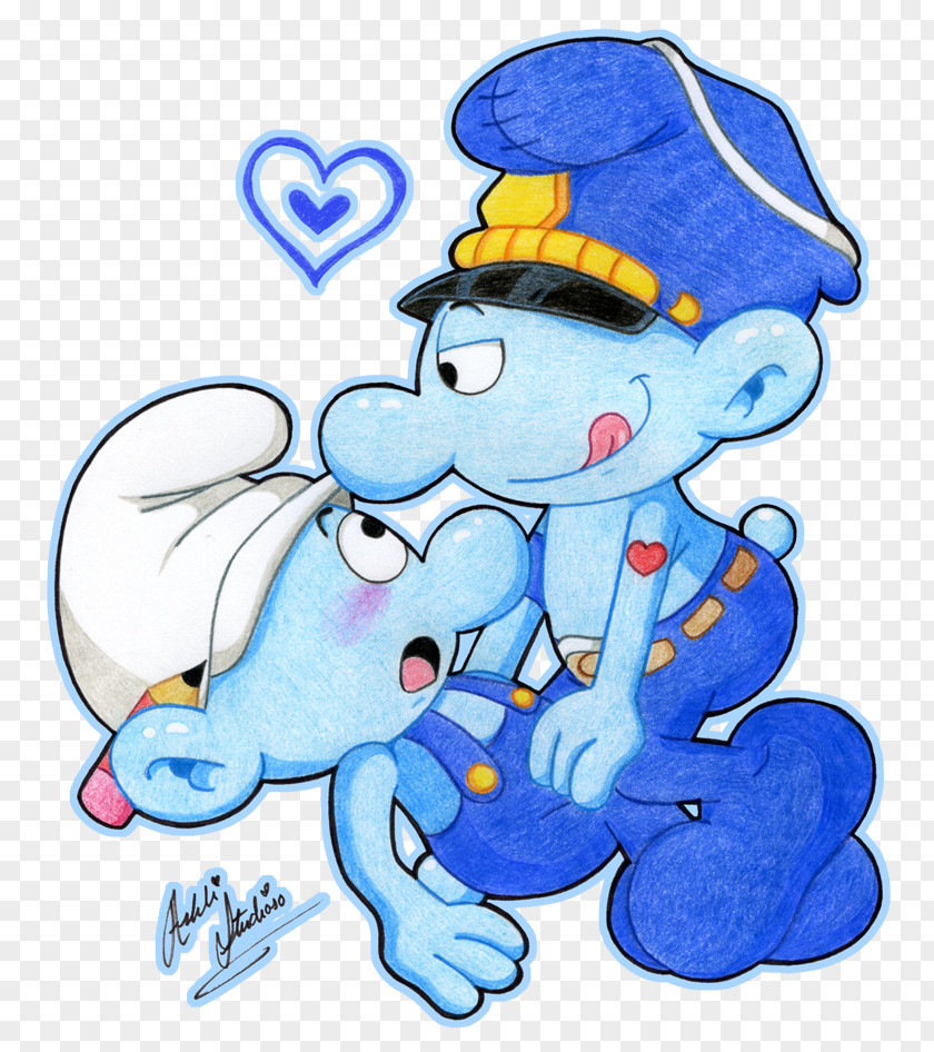 Handy Smurf Clip Art Mammal Illustration Cartoon Headgear PNG