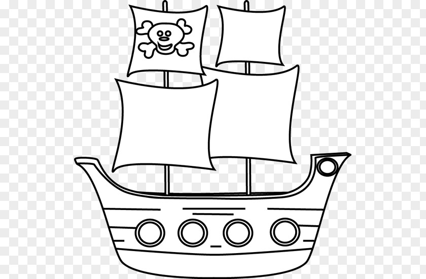 Ship Outline Piracy Pirate Free Content Clip Art PNG