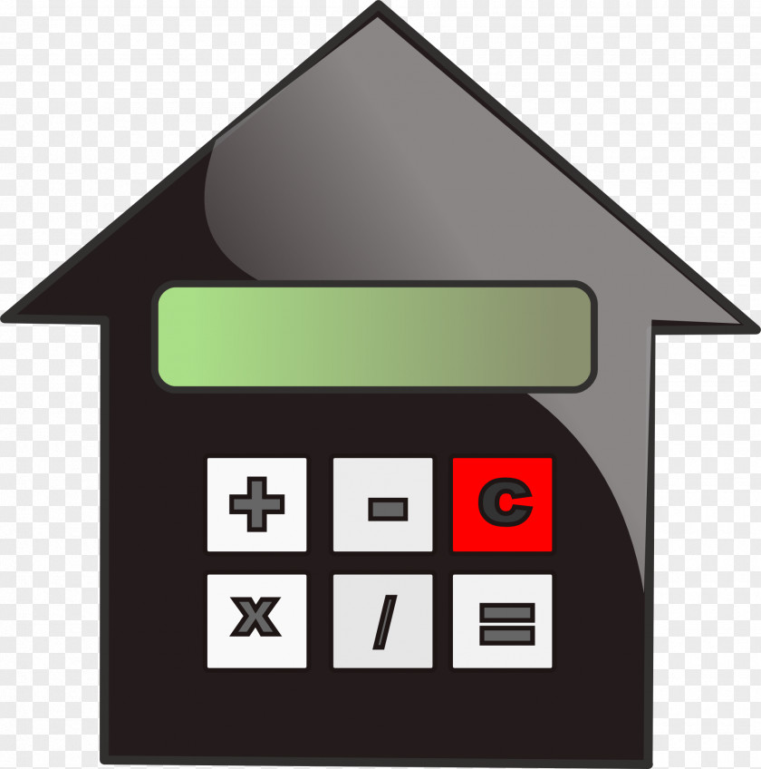 Mortgage Credit Cliparts Calculator Refinancing Loan Clip Art PNG