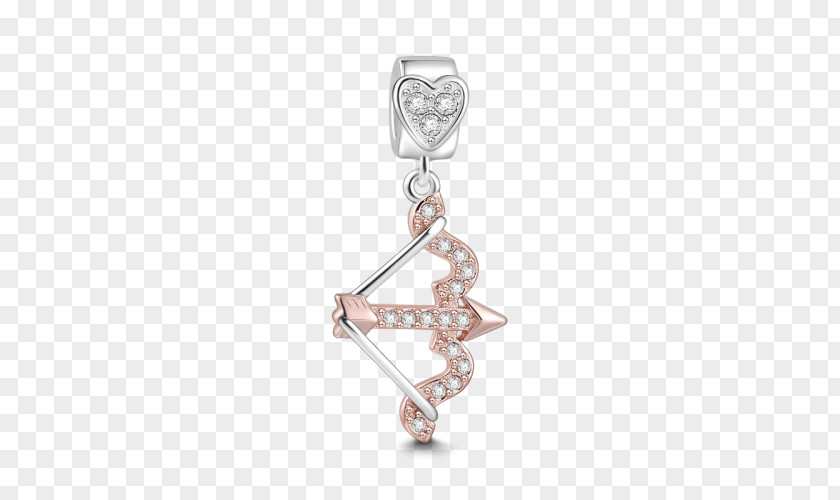 Silver Earring Charm Bracelet Charms & Pendants PNG