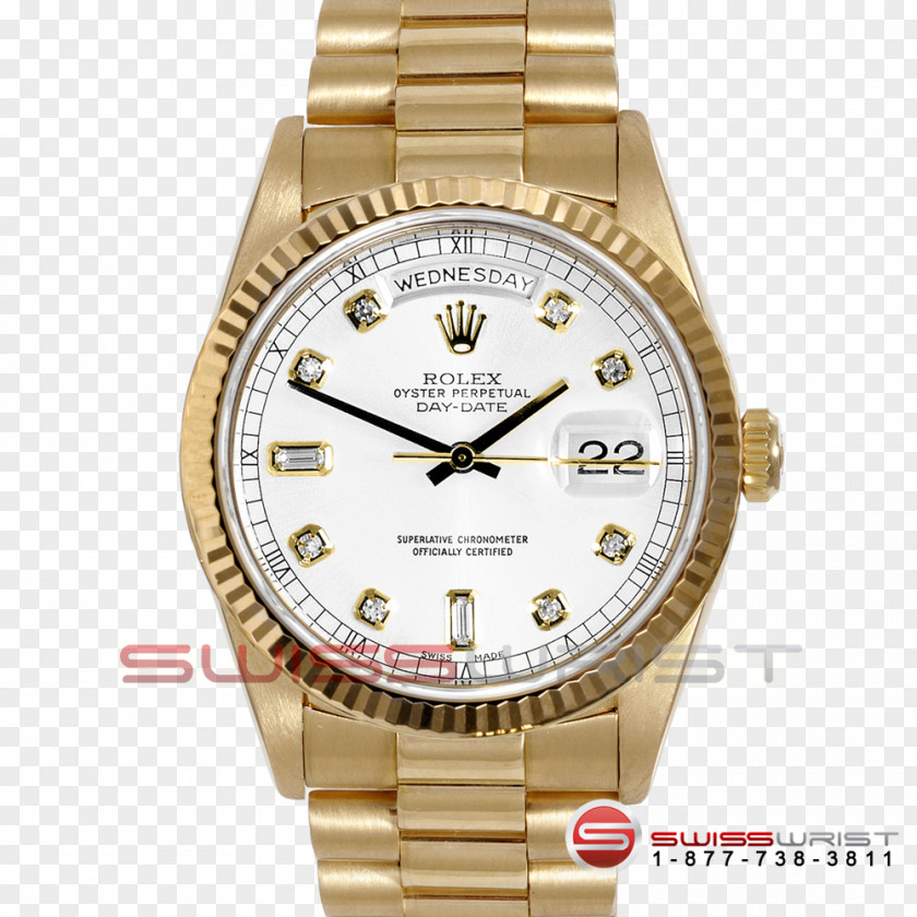 Box Rolex Day-Date Watch Colored Gold PNG