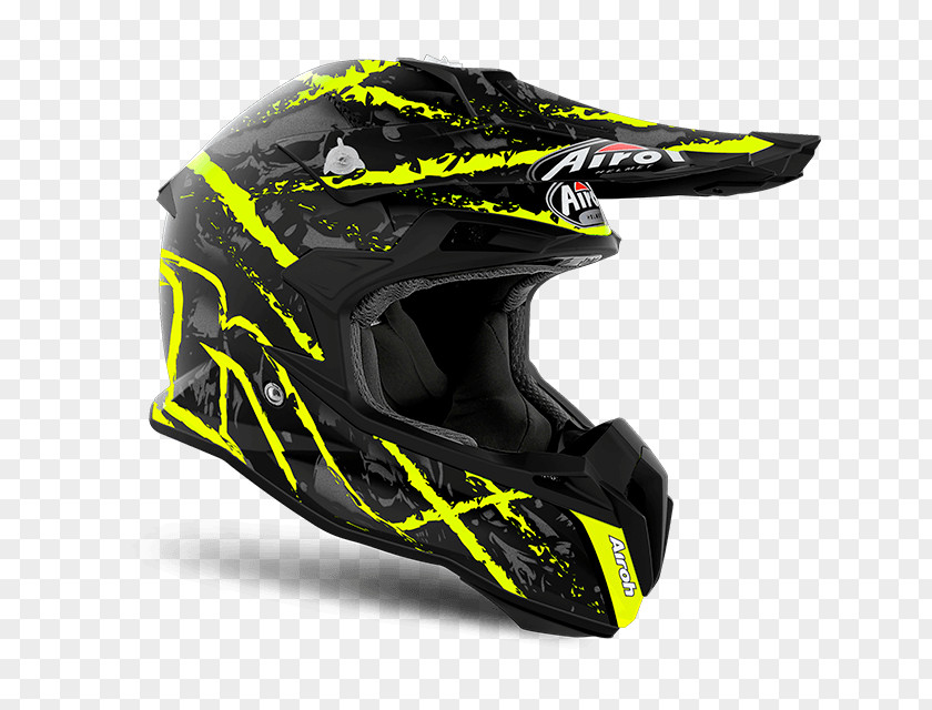 Motorcycle Helmets Airoh Terminator Open Vision Shock Cross Helmet Carnage The PNG