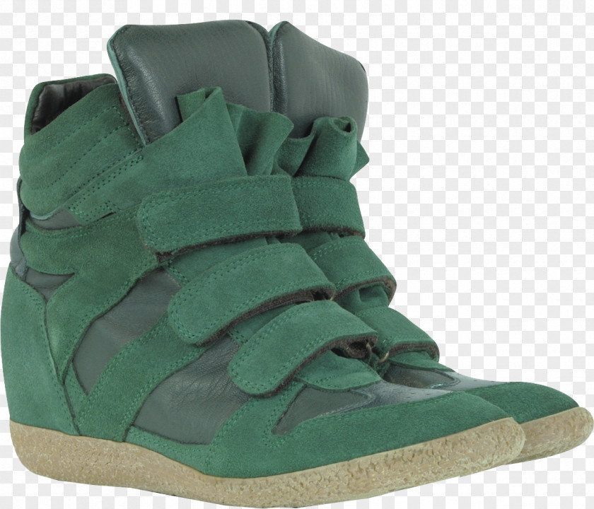 Boot Sneakers Wedge Suede Shoe PNG