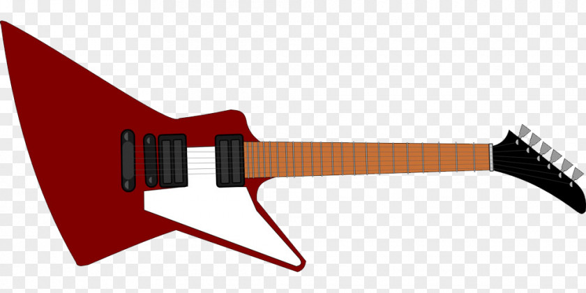 Brown Guitar Gibson Explorer Les Paul Flying V Clip Art PNG