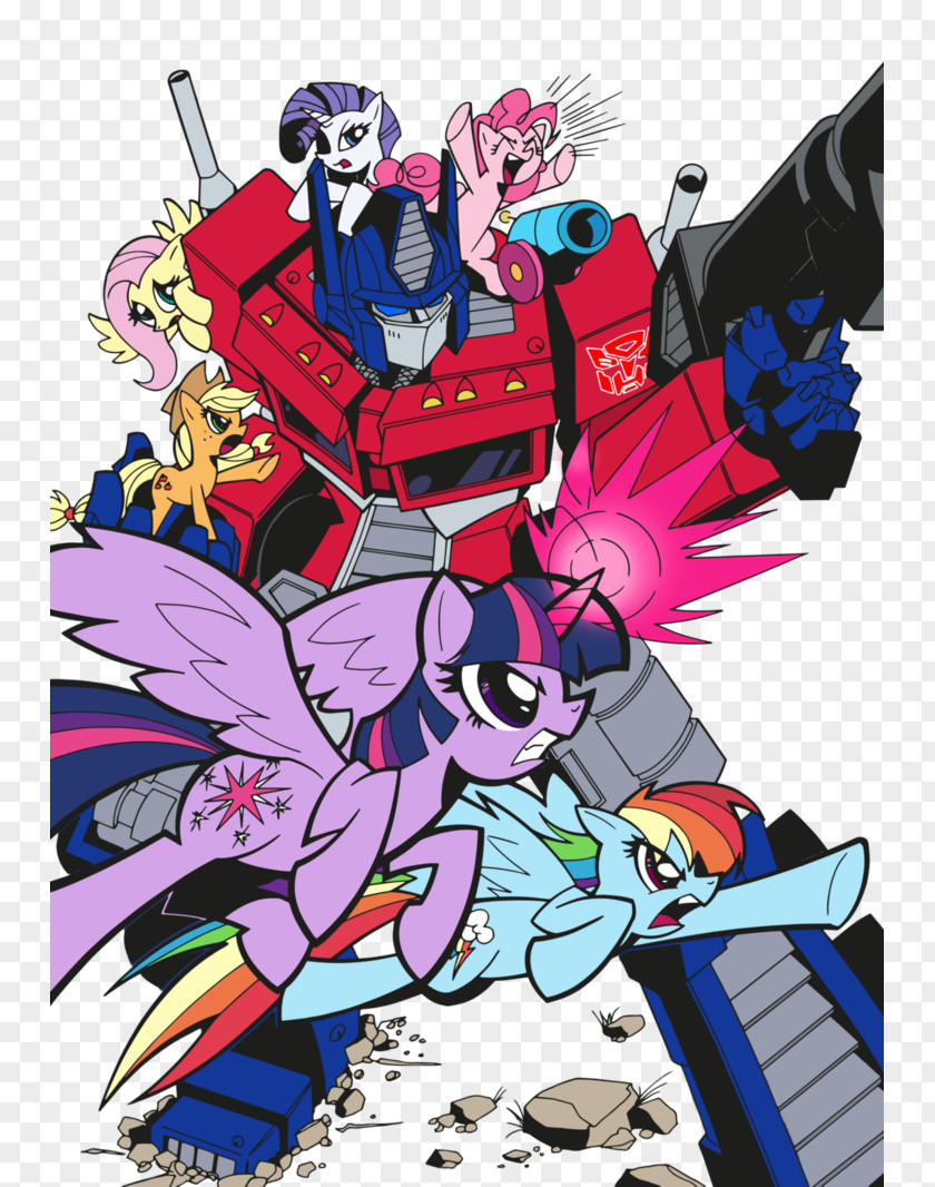Colored Mane Optimus Prime Twilight Sparkle Pony Transformers: Fall Of Cybertron Princess Celestia PNG