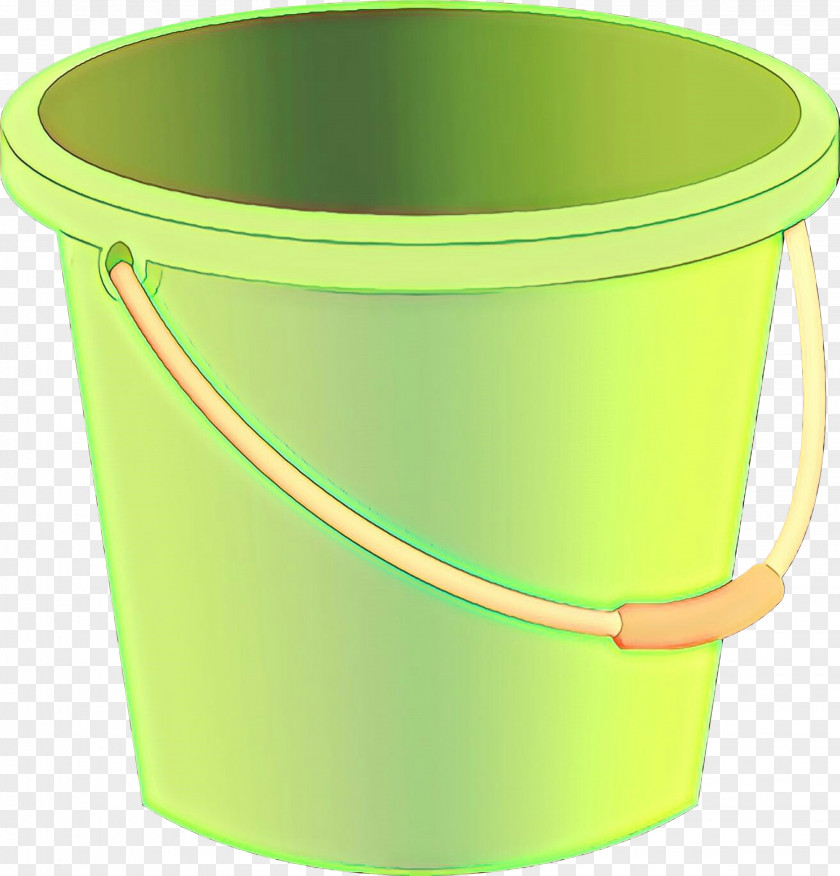 Household Supply Flowerpot Green Plastic Bucket Oval PNG
