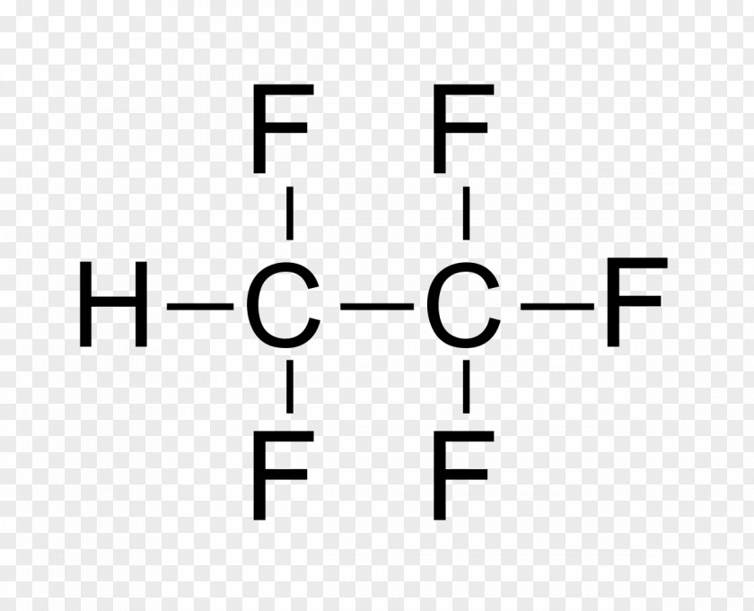 Hydrofluorocarbon Chlorofluorocarbon Pentafluoroethane Structural Formula PNG