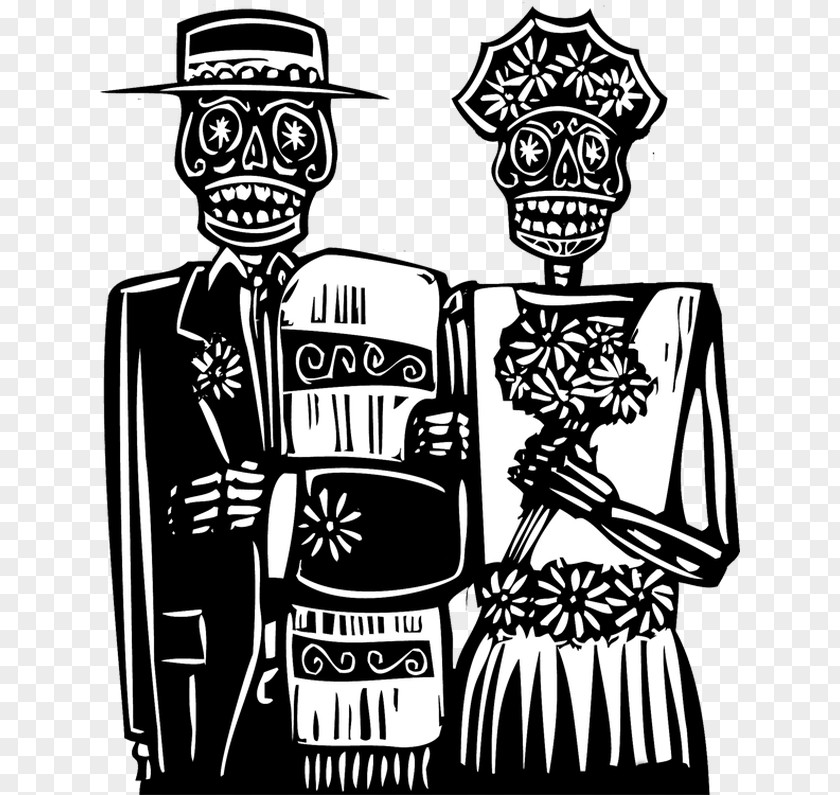 Picture Of Skeletons Day The Dead Death Illustration PNG