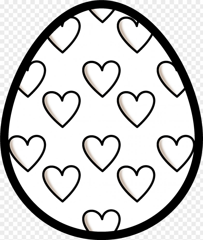Smile Coloring Book Easter Egg Background PNG