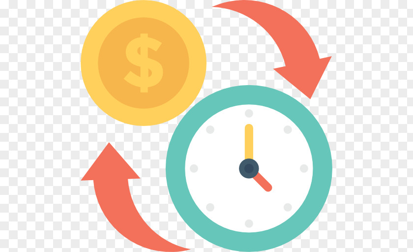 Wall Clock Time Money Business PNG
