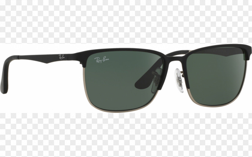 Metal Gradient Shading Ray-Ban Clubmaster Classic Sunglasses Wayfarer PNG