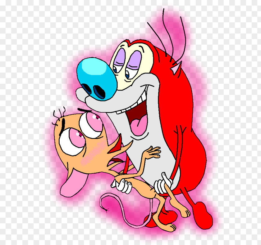 Ren And Stimpy Stimpson J. Cat Cartoon Fan Art PNG