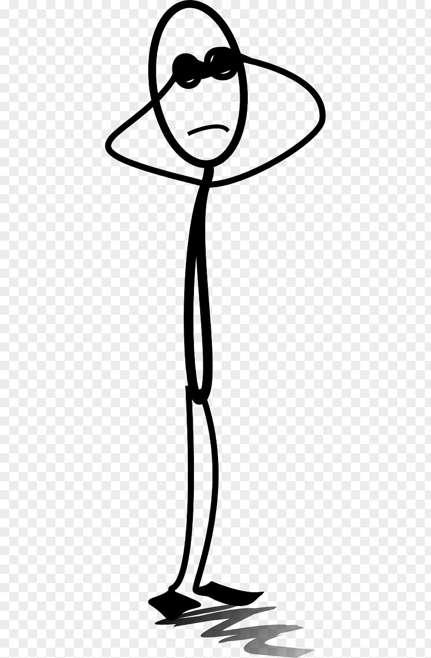 Stickman Stick Figure Crying PNG