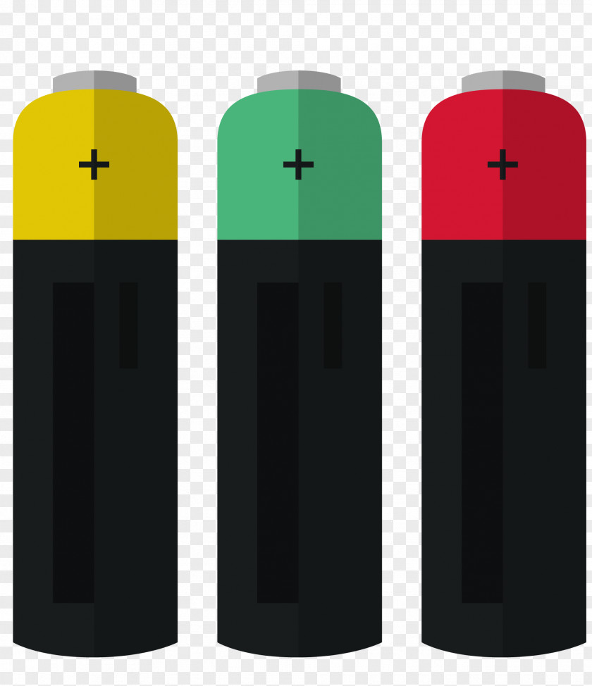 Vector Cartoon Color Battery Animation PNG