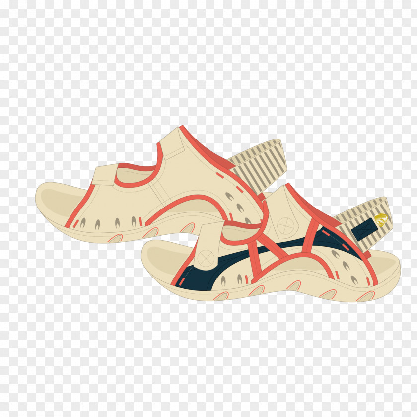 Simple Sandals Shoe Sandal Walking Pattern PNG