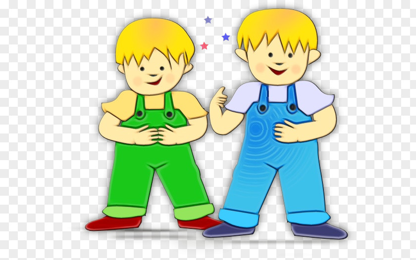 Playing With Kids Gesture Cartoon PNG