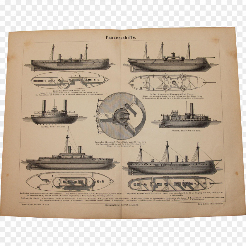 Ship Dreadnought Ironclad Warship Paper Illustration Battleship PNG