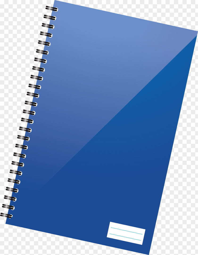 Blue Loose Leaf Notebook Computer File PNG