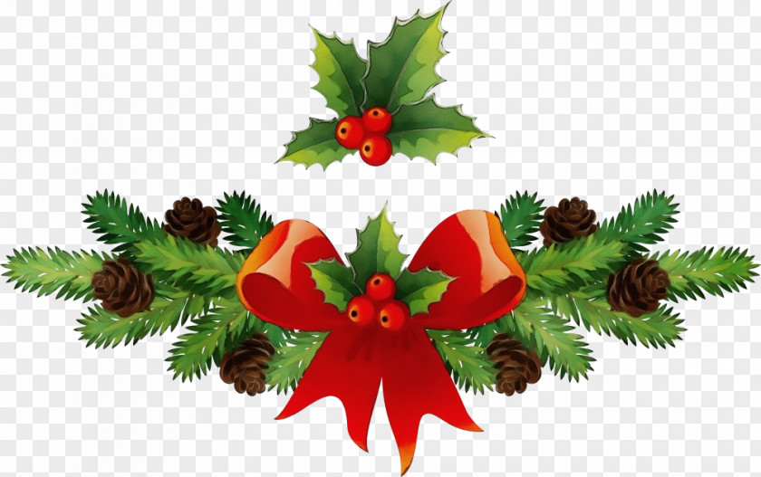 Christmas Eve Pine Decoration PNG