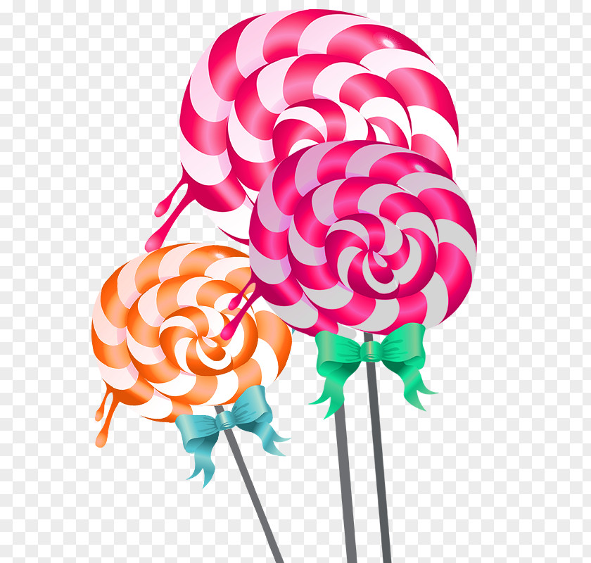 Creative Pink Rainbow Lollipop Candy Chupa Chups Clip Art PNG