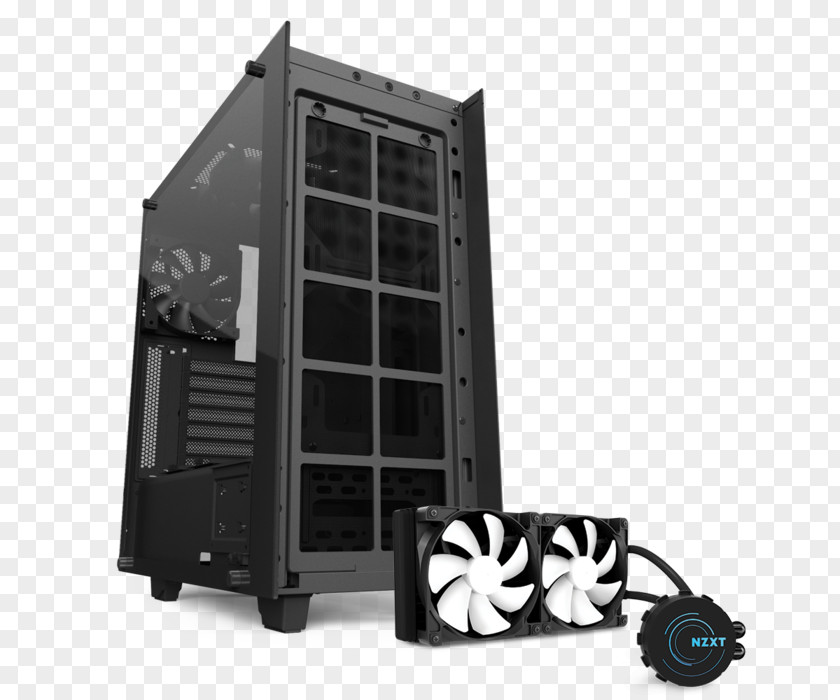 Kl Tower Computer Cases & Housings Power Supply Unit Nzxt ATX Personal PNG