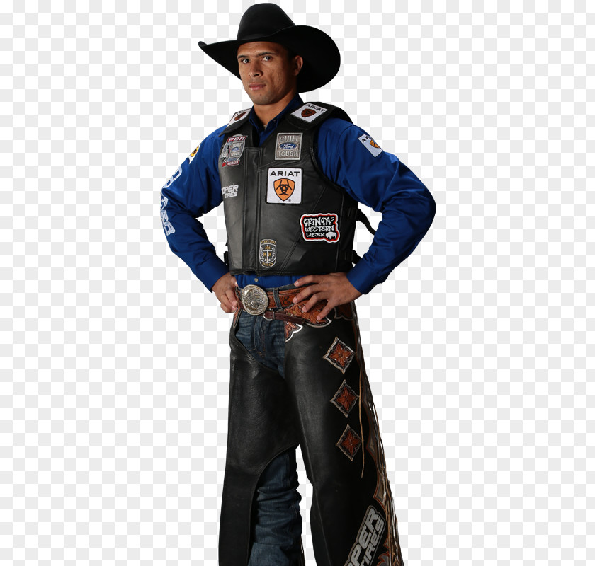 PBR Bull Riding Results Leather Jacket M Outerwear Headgear PNG