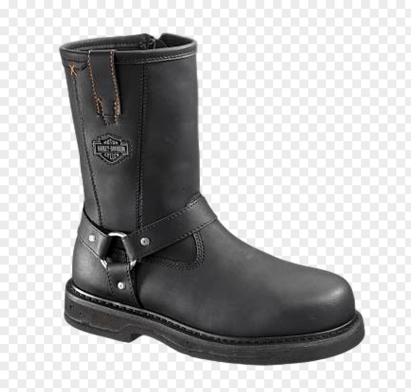 Steeltoe Boot Motorcycle Leather Harley-Davidson PNG