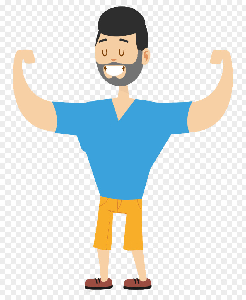 Strongman Human Body Cartoon Clip Art PNG