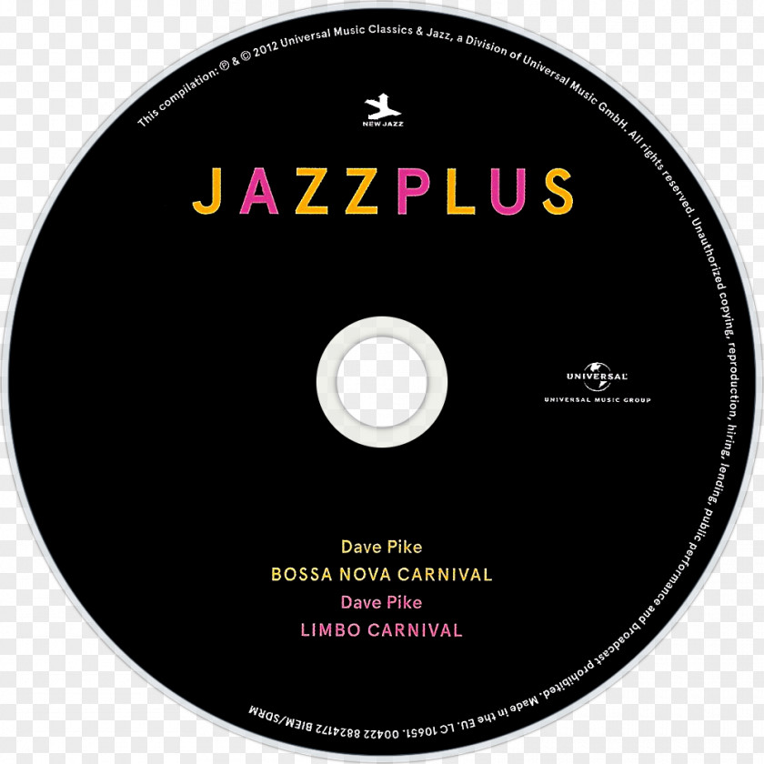 Bossa Nova Compact Disc Cover Art Disk Storage PNG