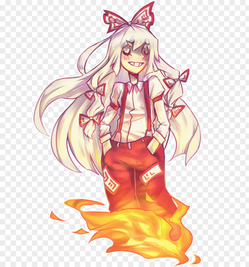 Fan Art Touhou Project Fujiwara Clan PNG