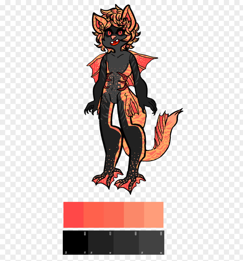 Gucci Tiger Demon Costume Design Clip Art PNG