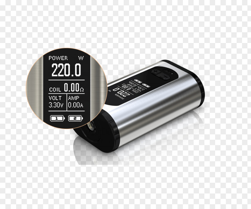 Invoker Electronic Cigarette Electric Battery Vapor Tobacco Temperature Control PNG