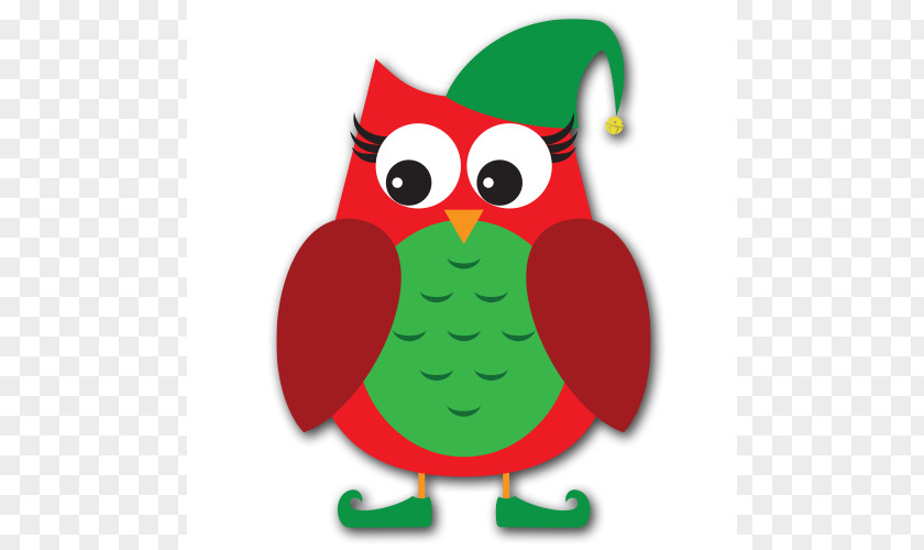 Christmas Clipart Owl Santa Claus Clip Art PNG
